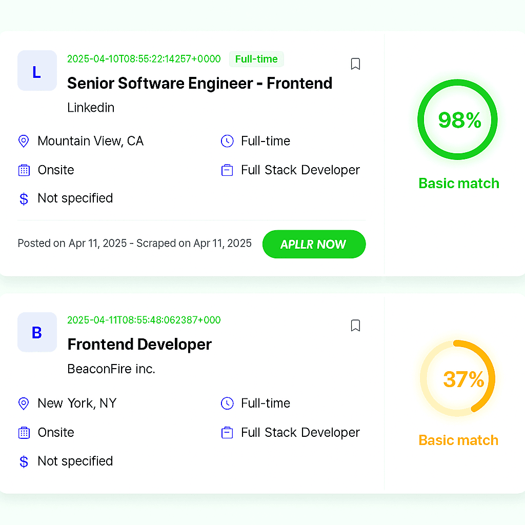 AI Job Matching Illustration