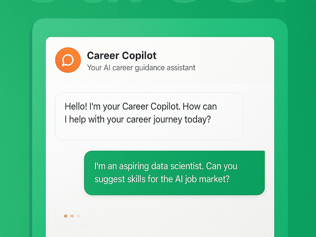 AI Career Assistant Interface